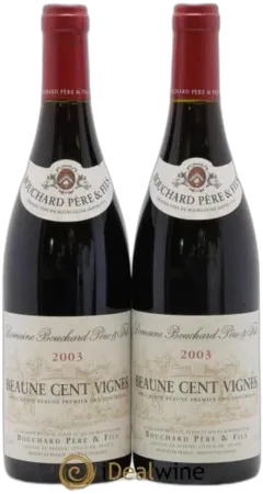photos du vin Beaune 1er Cru Cent Vignes Domaine Bouchard et Fils
