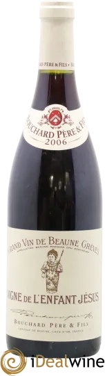 illustration du vin Beaune 1er Cru Grèves Vigne de L&Apos;Enfant Jésus Bouchard Père & Fils