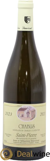 image du vin Chablis Saint Pierre Jean & Sebastien Dauvissat