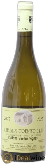 image du vin Chablis 1er Cru Vaillons Vieilles Vignes Jean et Sebastien Dauvissat