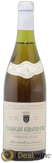 image du vin Chablis Grand Cru Grenouille Domaine Hamelin