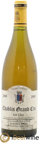 photo du vin Chablis Grand Cru les Clos Jean-Paul & Benoît Droin