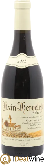 image du vin Fixin 1er Cru Hervelets Bart