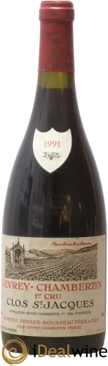 illustration du vin Gevrey-Chambertin 1er Cru Clos Saint-Jacques Armand Rousseau
