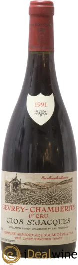 illustration du vin Gevrey-Chambertin 1er Cru Clos Saint-Jacques Armand Rousseau