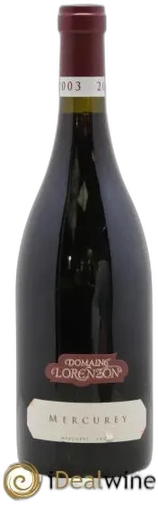 photo du vin Mercurey Domaine Lorenzon