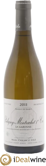 photo du vin Puligny-Montrachet 1er Cru la Garenne Marc Colin & Fils