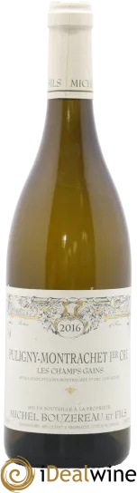 image du vin Puligny-Montrachet 1er Cru les Champs Gains Michel Bouzereau et Fils