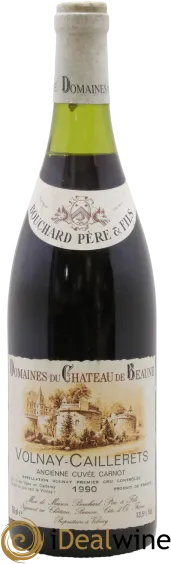 capture du vin Volnay 1er Cru Caillerets Ancienne Cuvée Carnot Bouchard Père & Fils