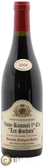 image du vin Vosne-Romanée 1er Cru les Suchots Domaine François Gerbet