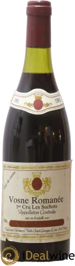 vue du vin Vosne-Romanée 1er Cru les Suchots Charley Frères Tête de Cuvée