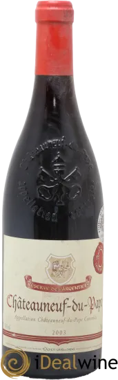 photo du vin Châteauneuf-du-Pape Réserve des Argentiers Ogier