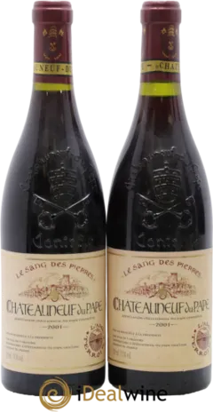 photo du vin Châteauneuf-du-Pape Sang des Pierres Clos de L&Apos;Oratoire des Papes