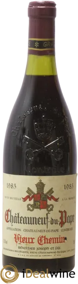 vue du vin Châteauneuf-du-Pape Vieux Chemin Joseph Revoltier et Fils