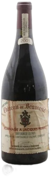 photo du vin Châteauneuf-du-Pape Château de Beaucastel Hommage à Jacques Perrin Famille Perrin