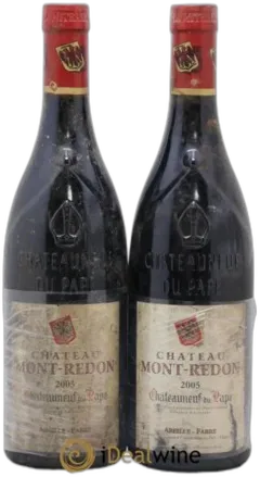 vue du vin Châteauneuf-du-Pape Château Mont-Redon Famille Abeille-Fabre