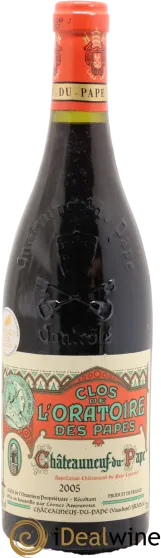 image du vin Châteauneuf-du-Pape Clos de L&Apos;Oratoire des Papes