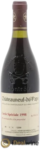 photo du vin Châteauneuf-du-Pape Cuvée Spéciale Henri Bonneau & Fils