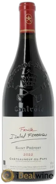 image du vin Châteauneuf-du-Pape Domaine Saint-Préfert