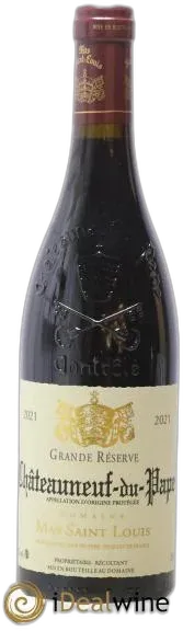image du vin Châteauneuf-du-Pape Grande Réserve Mas Saint-Louis