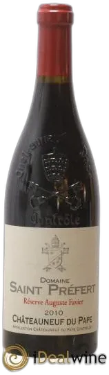 photo du vin Châteauneuf-du-Pape Réserve Auguste Favier Domaine Saint-Préfert