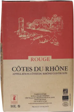 photo du vin Côtes du Rhône Aoc Rouge Saint Siffrein