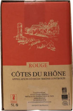 photo du vin Côtes du Rhône Aoc Rouge Saint Siffrein