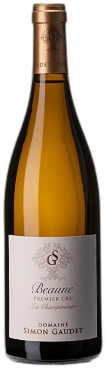 vue du vin Champimonts Beaune Premier Cru 2020 Domaine Simon Gaudet