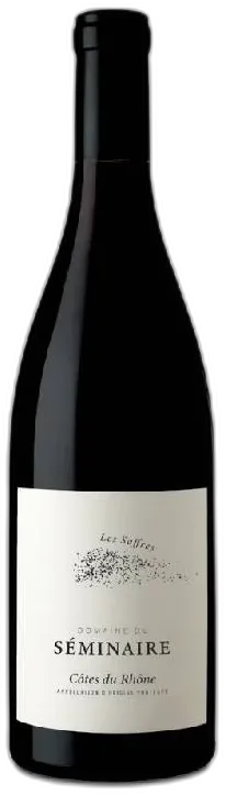 capture du vin les Saffres Côtes du Rhône Rouge 2024 Dom du Séminaire