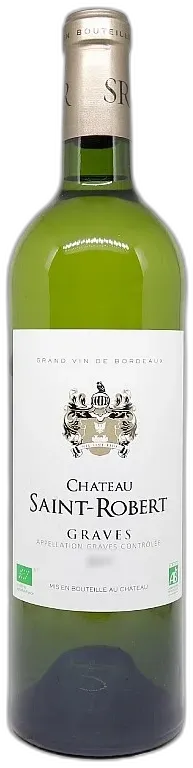 image du vin Château Saint Robert 2023 Graves Pessac Léognan Blanc
