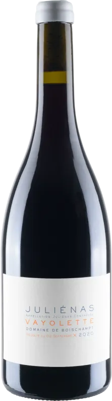 capture du vin Vayolette Juliénas Rouge 2022 Domaine de Boischampt