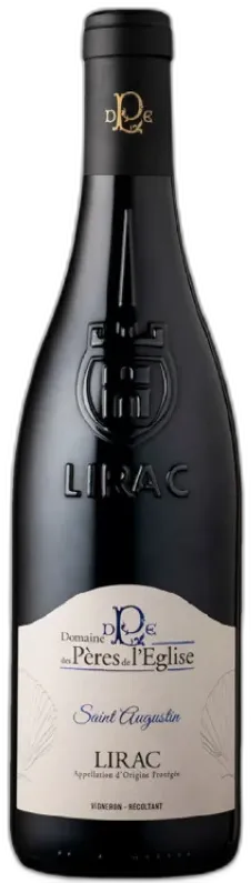 vue du vin Saint Augustin Lirac Rouge 2023 Domaine des Pères de l’Eglise
