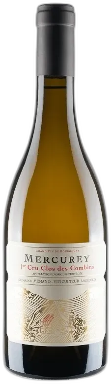 illustration du vin Clos des Combins Mercurey Premier Cru Blanc 2023 Domaine Menand