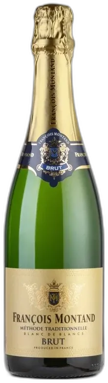 photos du vin François Montand Brut Blanc de Blancs Méthode Traditionnelle Blanc