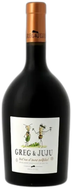 photo du vin Greg et Juju Merlot Sans Sulfite Igp Pays d’oc Rouge