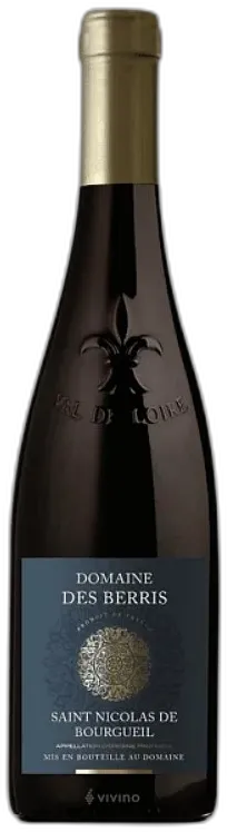 vue du vin Domaine des Berris 2024 Saint Nicolas de Bourgueil Rouge