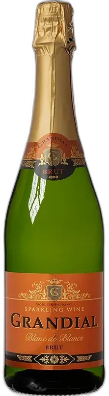 illustration du vin Grandial Brut Blanc de Blanc Vin Mousseux Blanc