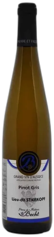 illustration du vin Pinot Gris 2021 Lieu Dit Stierkopf Domaine Becht
