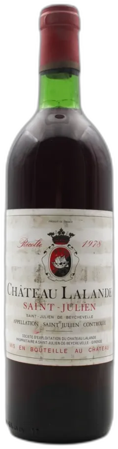 photo du vin Château Lalande Borie