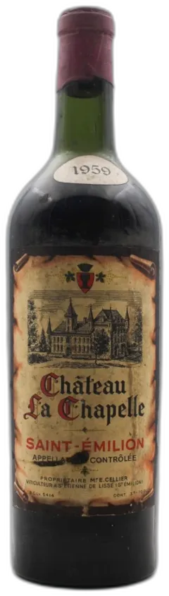 photo du vin Château la Chapelle 1959