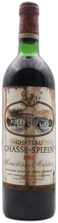 photos du vin Château Chasse Spleen 1981
