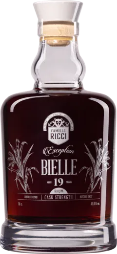 capture du vin Famille Ricci Rhum Vieux Agricole de Guadeloupe "19 Ans Bielle" Brun Giftbox
