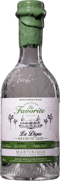 photo Habitation la Favorite Rhum Agricole de Martinique “la Digue Récole 2020“ Blanc 52°
