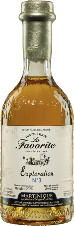 photo Habitation la Favorite Rhum Vieux Agricole de Martinique “Exploration N°3“ Brun 49 8°