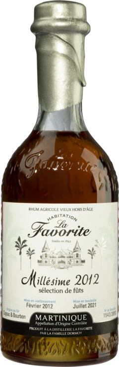 photo Habitation la Favorite Rhum Vieux Agricole de Martinique “Millésime“ Brun 2012 49 3° Giftbox