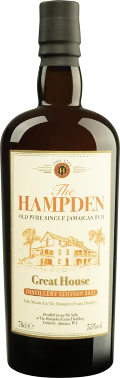 photo du vin Hampden Molasses Jamaican Rhum "Great House Release " Brun Giftbox