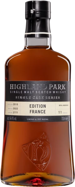 photo Highland Park Single Malt Scotch Whisky 11 Ans Single Cask 2777 Edition France