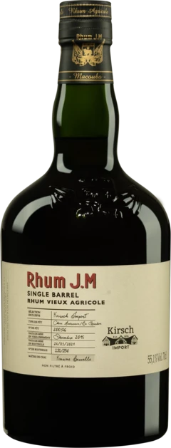 photo jm Rhum Agricole de Martinique “ Ans Single Cask 200376“ Brun 2015 55 1° Giftbox