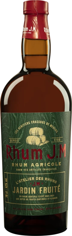 photo jm Rhum Agricole de Martinique “Jardin Fruité“ Brun 42°