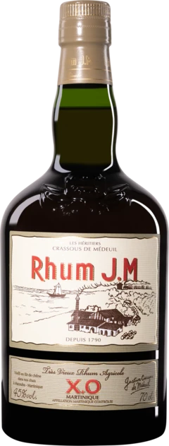 photo jm Rhum Agricole de Martinique “xo“ Brun 45° Giftbox